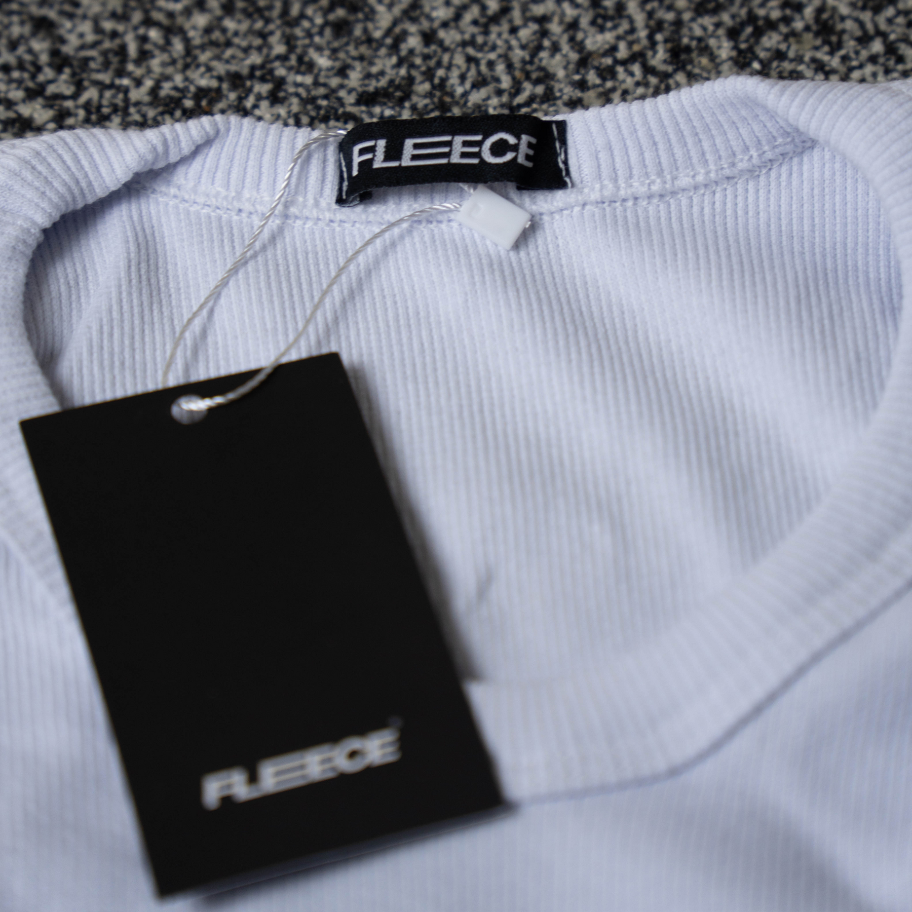 Ribbed T-shirt White