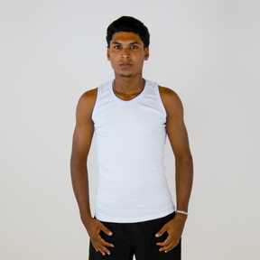 Ribbed Tank Top White