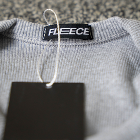 Ribbed T-shirt Gray
