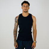 Ribbed Tank Top Black