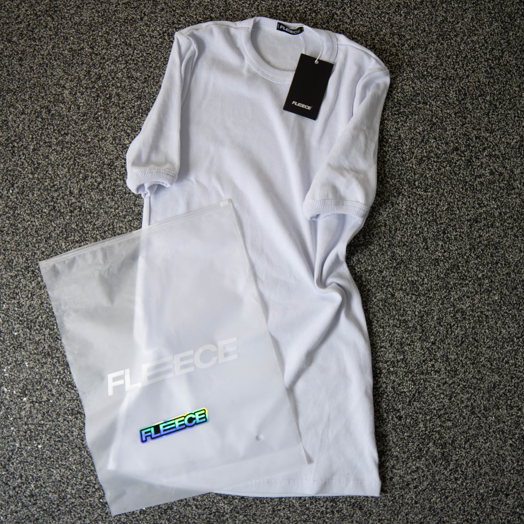 Ribbed T-shirt White