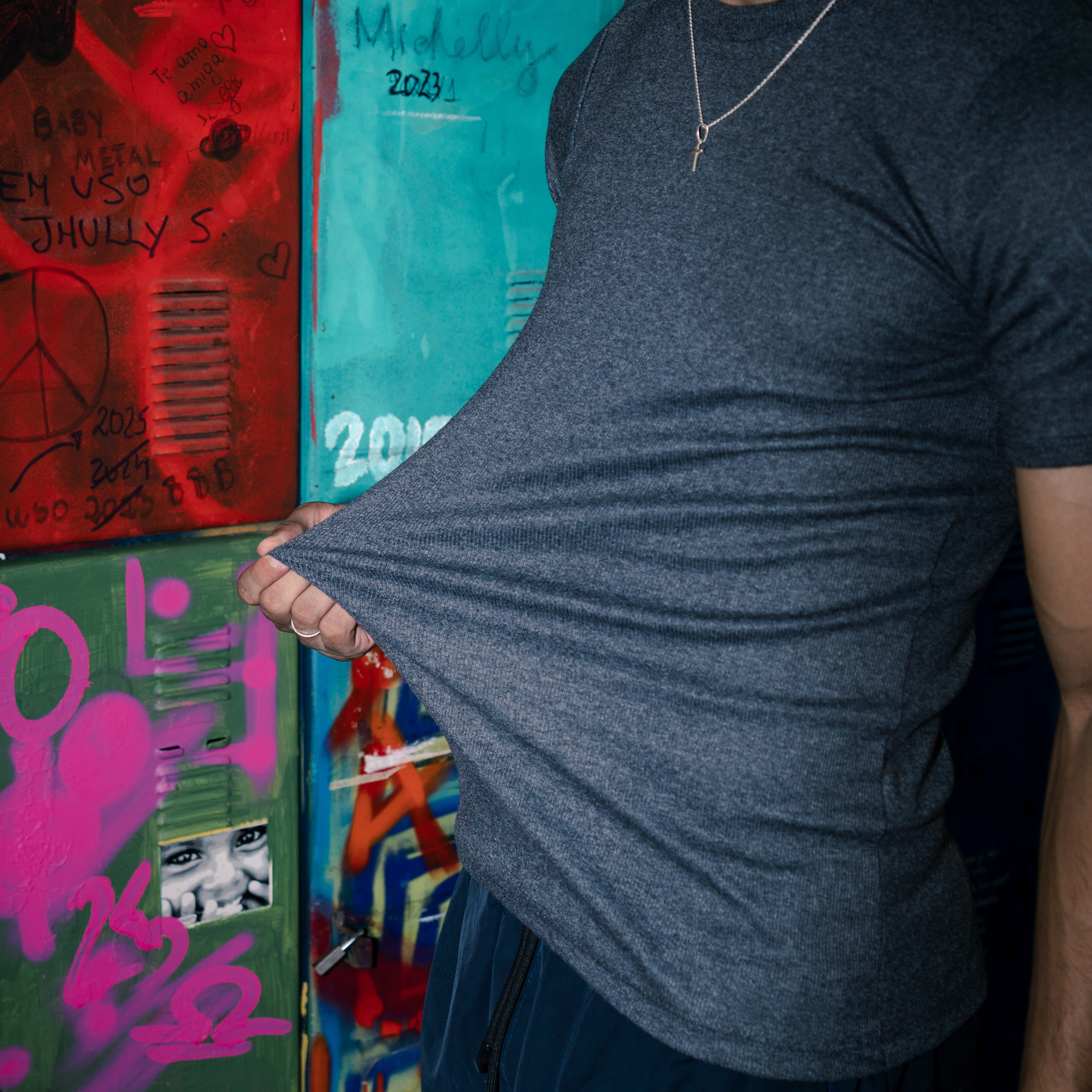 Ribbed T-shirt Deep Gray