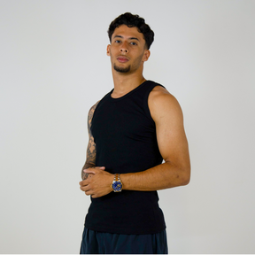 Ribbed Tank Top Black