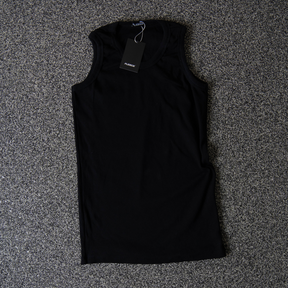 Ribbed Tank Top Black
