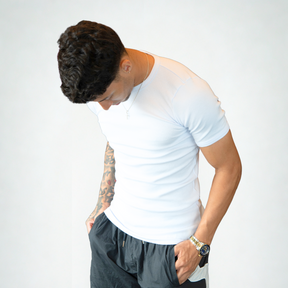 Ribbed T-shirt White